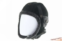 Vliegeniersmuts GENA zwart lams suede 56 [als nieuw]